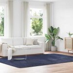 Vidaxl tapis shaggy � poils longs bleu marine 240x340 cm polyester tapis tapis de chambre tapis moderne ...