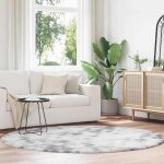 Vidaxl tapis shaggy  poils longs gris clair 200x200 cm polyester, tapis, tapis de chambre, tapis moderne, ...