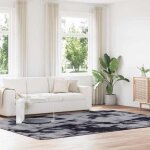 Vidaxl tapis shaggy  poils longs gris fonc 240x340 cm polyester tapis tapis de chambre tapis moderne ...