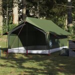 Vidaxl tente de camping 2 personnes vert olive imperm�able tente abri de camping abri de jardin tente ...