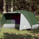 Vidaxl tente de camping 4 personnes tente dombrage avec sac de transport auvent portable avec parois ...