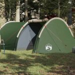 Tente de camping - vidaxl - 4 personnes - imperm�able - vert - l�ger et portable