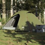 Vidaxl tente de camping  dme 3 personnes vert olive impermable tente abri de camping abri de jardin ...