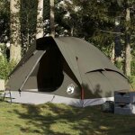 Vidaxl tente de camping  dme 4 personnes marron impermable 4009643