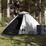Vidaxl tente de camping  dme 4 personnes tissu occultant impermable tente abri de camping abri de ...