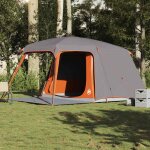 Vidaxl tente de camping avec dôme porche 5 personnes gris et orange tente abri de camping abri de jardin ... Vidaxl tente de camping avec dôme porche 5 personnes gris et orange tente abri de camping abri de jardin ...
