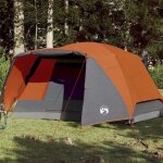 Vidaxl tente de camping avec porche 4 personnes tente dombrage avec sac de transport auvent de camping ...