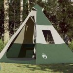 Tente de camping - vidaxl - tipi 7 personnes - imperméable - vert - léger et portable Tente de camping - vidaxl - tipi 7 personnes - imperméable - vert - léger et portable