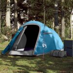 Tente de camping - vidaxl - tunnel 2 personnes - imperméable - bleu - facile à monter Tente de camping - vidaxl - tunnel 2 personnes - imperméable - bleu - facile à monter