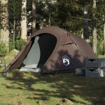 Vidaxl tente de camping tunnel 2 personnes marron imperméable tente abri de camping abri de jardin tente ... Vidaxl tente de camping tunnel 2 personnes marron imperméable tente abri de camping abri de jardin tente ...