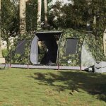 Vidaxl tente de camping tunnel 4 personnes camouflage impermable, tente, abri de camping, abri de jardin, ...