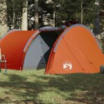 Vidaxl tente de camping tunnel 4 personnes tente dombrage avec sac de transport auvent de camping abri ...
