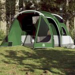 Vidaxl tente de camping tunnel 4 personnes vert impermable tente abri de camping abri de jardin tente ...