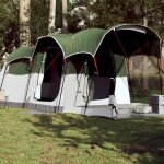 Vidaxl tente de camping tunnel 8 personnes vert impermable, tente, tente de jardin, abri d'extrieur, ...