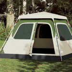 Tente familiale - vidaxl - modèle à dôme - 6 personnes - imperméable - système de dégagement rapide Tente familiale - vidaxl - modèle à dôme - 6 personnes - imperméable - système de dégagement rapide
