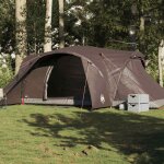 Vidaxl tente familiale  dme 6 personnes marron impermable 4009471
