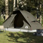 Vidaxl tente familiale � d�me 6 personnes marron imperm�able 4009646