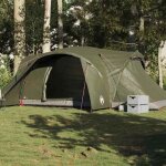 Vidaxl tente familiale  dme 6 personnes vert olive impermable 4009470