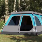 Vidaxl tente familiale à dôme 8 personnes bleu libération rapide tente tente de jardin abri extérieur ... Vidaxl tente familiale à dôme 8 personnes bleu libération rapide tente tente de jardin abri extérieur ...