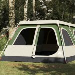 Vidaxl tente familiale  dme 8 personnes vert libration rapide, tente, tente de jardin, abri extrieur, ...