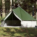 Vidaxl tente familiale tipi 12 personnes vert impermable tente tente de jardin abri extrieur tente ...
