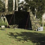 Vidaxl tente familiale tipi 8 personnes camouflage impermable tente abri de camping abri de jardin tente ...