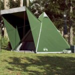 Vidaxl tente familiale tipi 6 personnes vert impermable 4009438