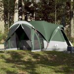 Tente familiale - vidaxl - tipi 8 personnes - impermable - vert - facile  monter