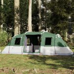 Vidaxl tente familiale tunnel 6 personnes vert impermable, tente, abri de camping, abri de jardin, tente ...