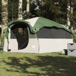 Vidaxl tente familiale tunnel 6 personnes vert impermable tente tente de jardin abri extrieur tente ...