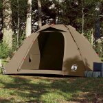 Vidaxl tente de p�che 4 personnes vert olive lib�ration rapide tente de camping tente de jardin abri ...