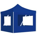 Vidaxl tente de r�ception pliable avec parois tonnelle de jardin tonnelle de patio pavillon de terrasse ...