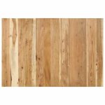 Vidaxl tte de lit 120 cm bois dacacia massif panneau de tte de lit tte de lit en bois massif tte ...