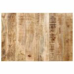 Vidaxl tte de lit 120 cm bois de manguier brut massif, panneau de tte de lit, tte de lit en bois massif, ...
