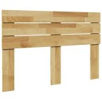 Vidaxl t�te de lit 120 cm bois massif de ch�ne t�te de lit � panneau t�te de lit en bois massif t�te ...
