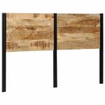 Vidaxl tête de lit 160 cm bois massif manguier et fer tête de lit à panneau tête de lit double tête de ... Vidaxl tête de lit 160 cm bois massif manguier et fer tête de lit à panneau tête de lit double tête de ...