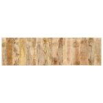 Vidaxl t�te de lit 180 cm bois de manguier brut massif 4017509