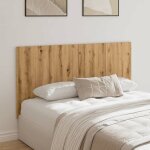 Vidaxl t�te de lit ch�ne artisanal 160x15x80 cm bois ding�nierie t�te de lit de chambre � coucher t�te ...