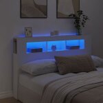 Vidaxl tête de lit à led, tête de cadre de lit, accessoire de lit double, meuble de chambre à coucher ... Vidaxl tête de lit à led, tête de cadre de lit, accessoire de lit double, meuble de chambre à coucher ...