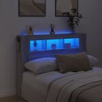 Vidaxl t�te de lit � led t�te de cadre de lit accessoire de lit double meuble de chambre � coucher maison ...