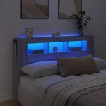 Vidaxl t�te de lit � led t�te de cadre de lit accessoire de lit double meuble de chambre � coucher maison ...