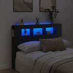 Vidaxl tête de lit à led, tête de cadre de lit, accessoire de lit double, meuble de chambre à coucher ... Vidaxl tête de lit à led, tête de cadre de lit, accessoire de lit double, meuble de chambre à coucher ...