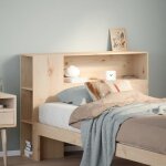 Vidaxl tête de lit avec rangement 90 cm bois massif de pin, tête de lit en bois, tête de lit avec rangement, ... Vidaxl tête de lit avec rangement 90 cm bois massif de pin, tête de lit en bois, tête de lit avec rangement, ...