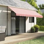 Vidaxl tissu de remplacement pour auvent voile d?ombrage impermable toile de store jardin patio terrasse ...