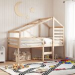 Vidaxl toit de lit pour enfants 198x87x113 cm bois de pin massif 846873