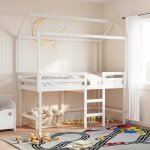 Vidaxl toit de lit pour enfants 207x805x1515 cm bois de pin massif 846968