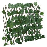 Vidaxl treillis de feuille de vigne artificiel extensible Écran de clôture brise - vue d?intimité décoration ... Vidaxl treillis de feuille de vigne artificiel extensible Écran de clôture brise - vue d?intimité décoration ...