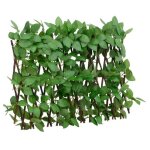 Vidaxl treillis de lierre artificiel extensible �cran de cl�ture brise - vue d?intimit� d�coration de ...
