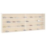 Vidaxl vitrine de collection en bois avec portes 100x85x37 cm 4017388
