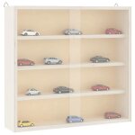 Vidaxl vitrine de collection en bois avec portes 40x85x37cm 4017385